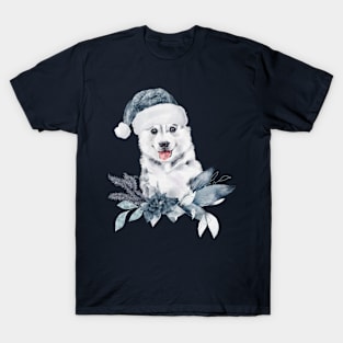 Christmas Animals - Husky T-Shirt